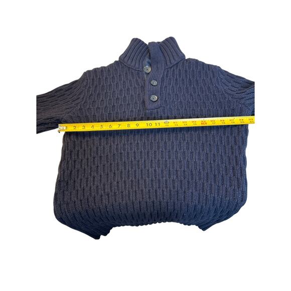 Banana Republic Men's Cable Knit Merino Wool Italian Yarn Sweater Size Medium - Picture 7 of 8